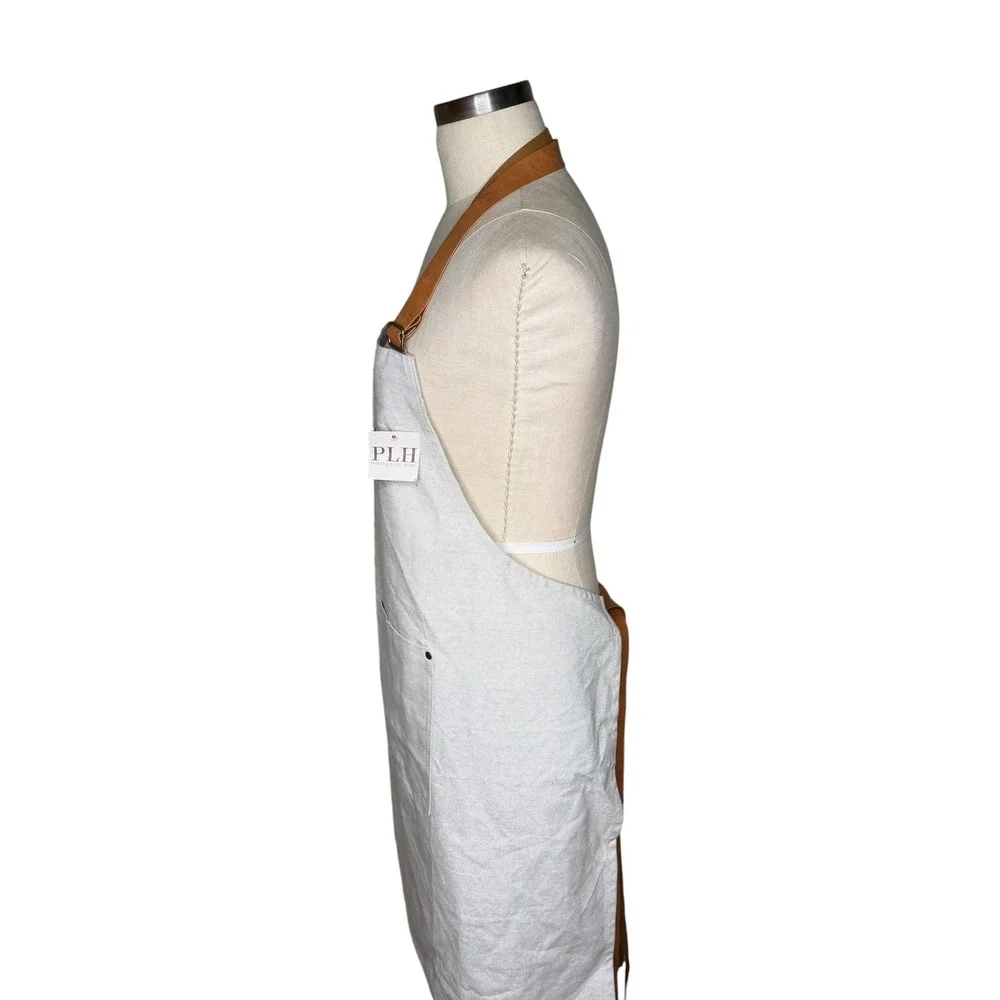 PLH Porter Lane Home Apron Gray Handsome And Can Cook Graphic Men's OS NWT